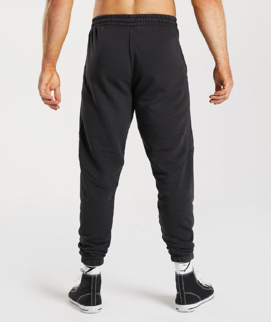 Pantalones Jogger Gymshark Power Washed Hombre Negras | CO 3698ZUT